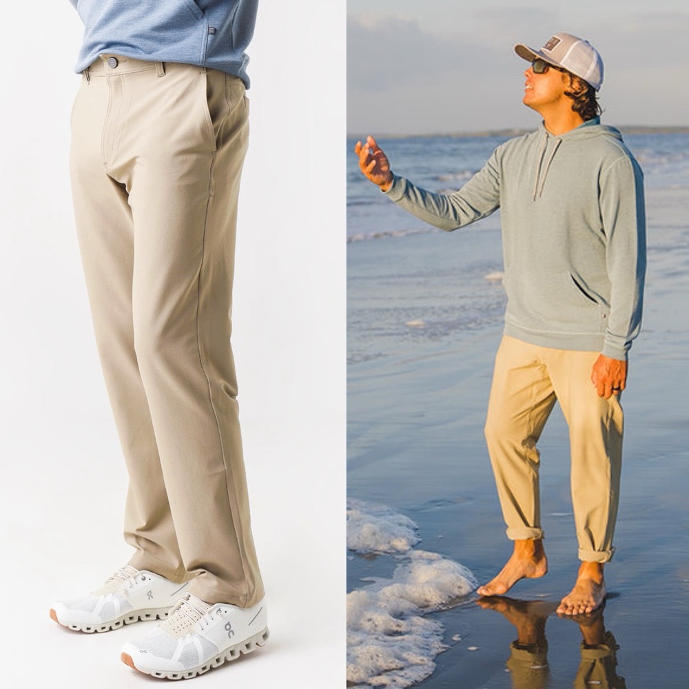 Free Fly Nomad Pants Performance Stretch Chino Mens 40x32 Tech UPF 50+.   L14